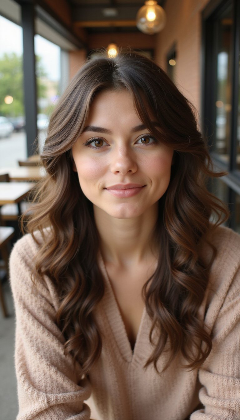 Soft Face-Framing Curls With Mini Shamrock Pins