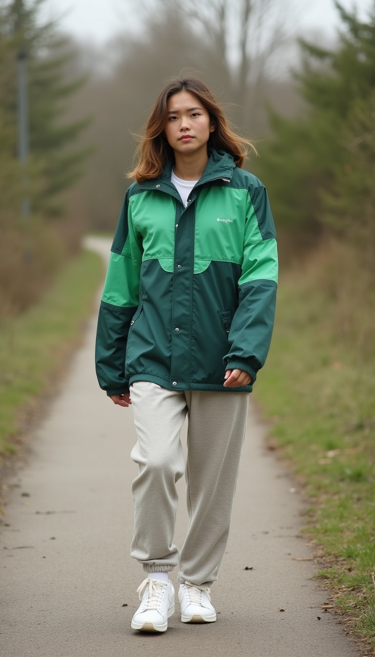 Sporty Windbreaker and Joggers