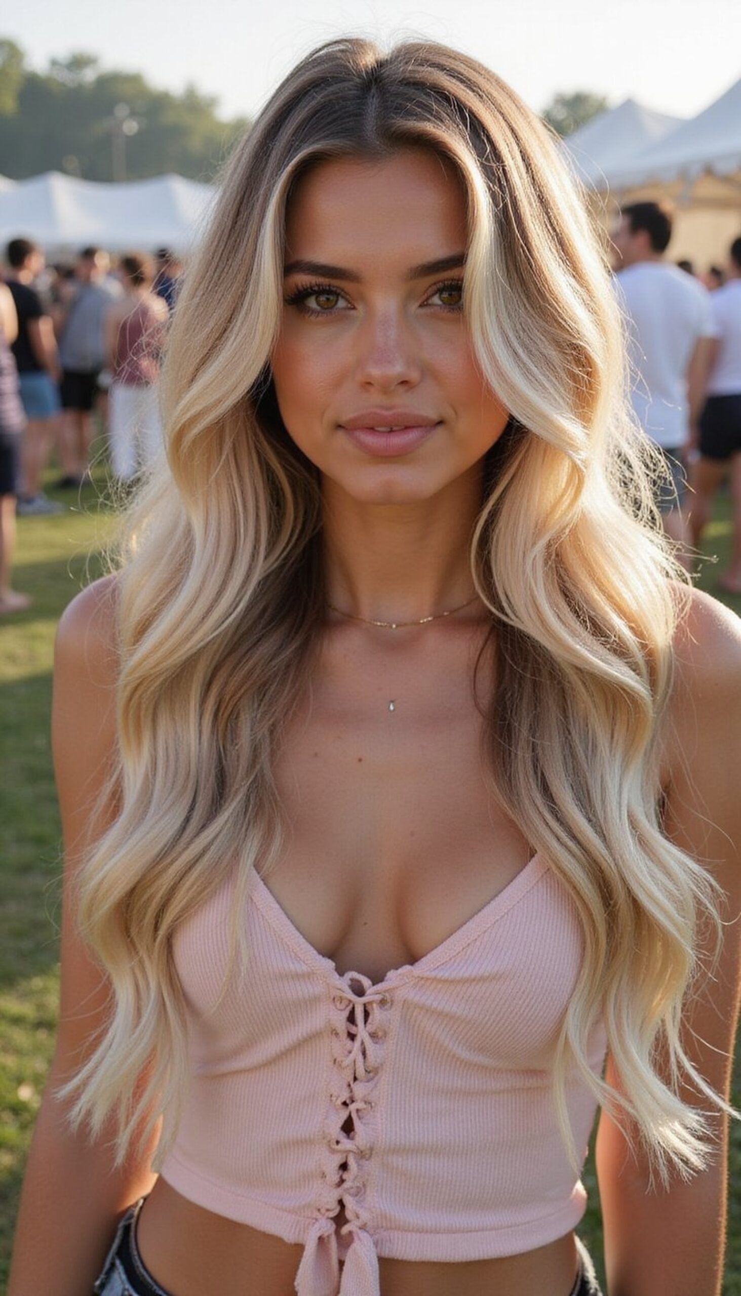 Temporary Color Tips Paired With Soft Waves