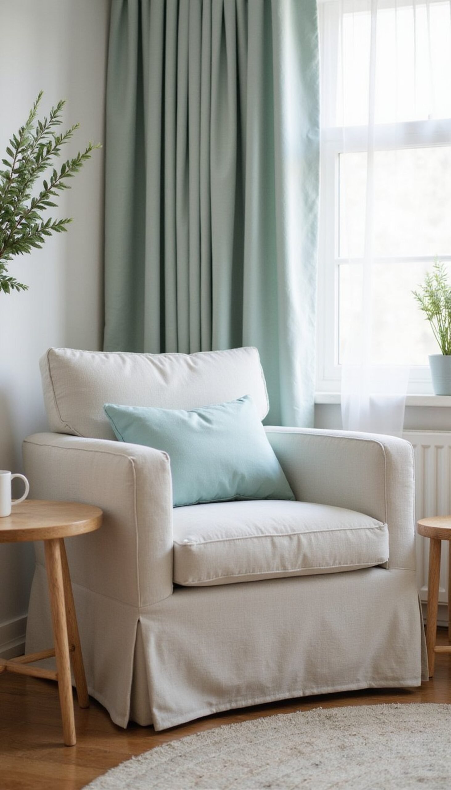 Linen slipcovers that breathe summer into seating