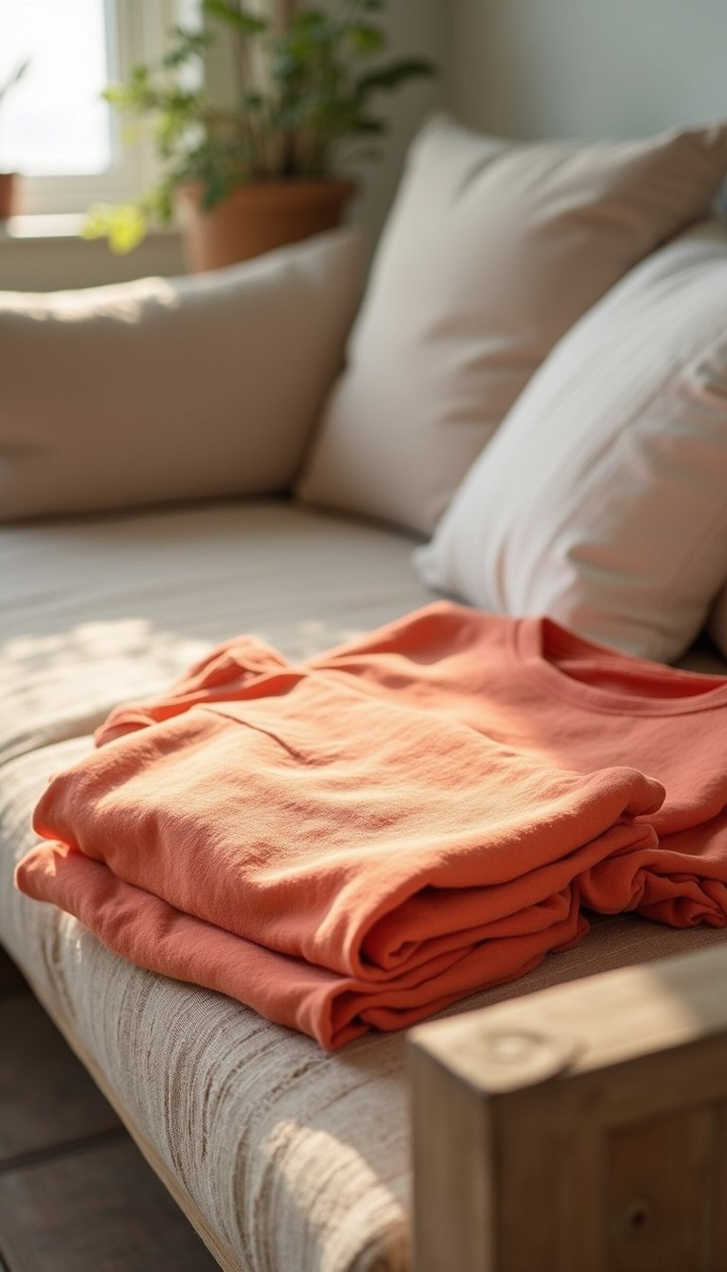 Tie-dye tee to match sunset hues