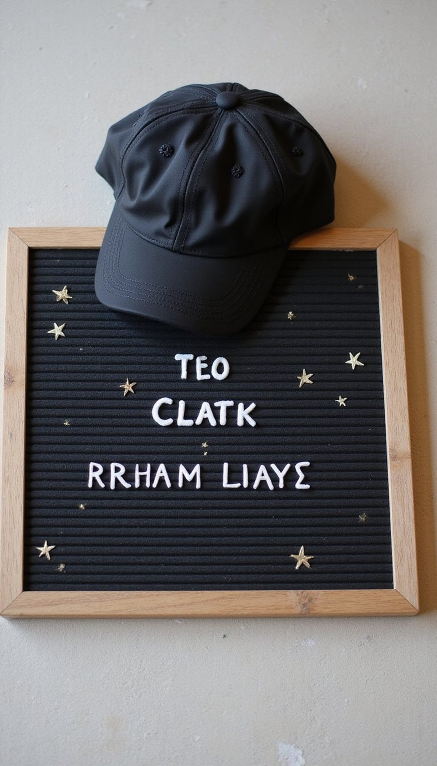 Hand-painted cap motifs for a cute focal point