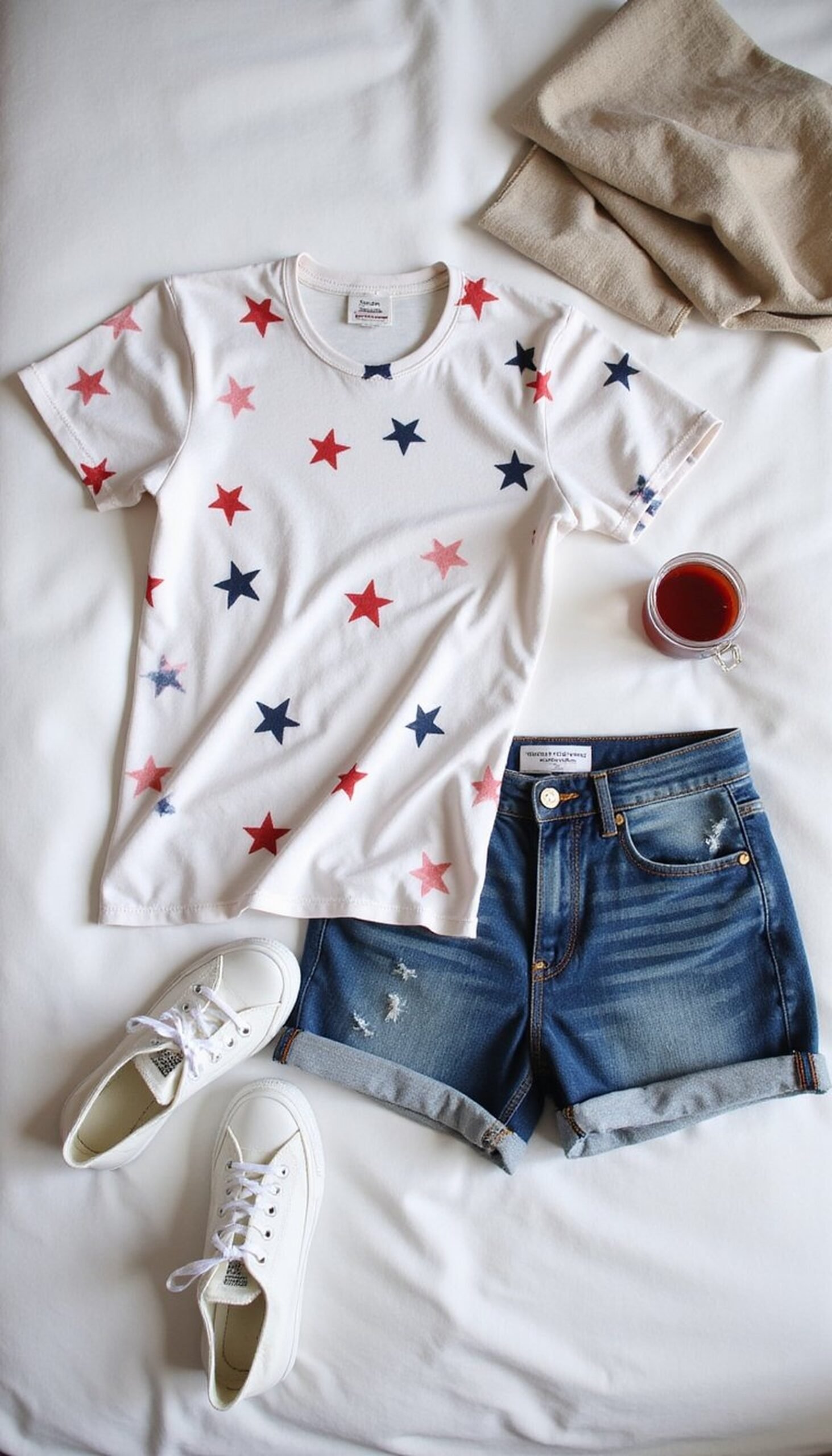 No-fuss tie-dye star tee DIY idea