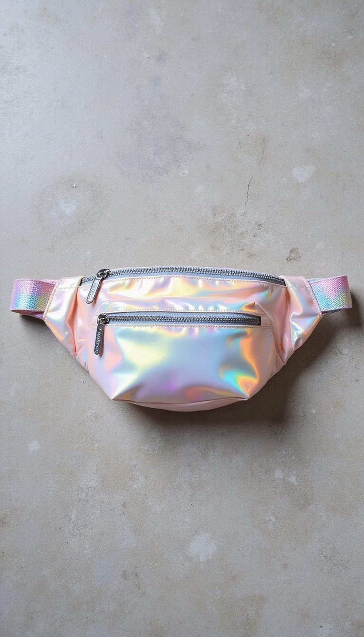 Holographic Fanny Pack and Belt Combo