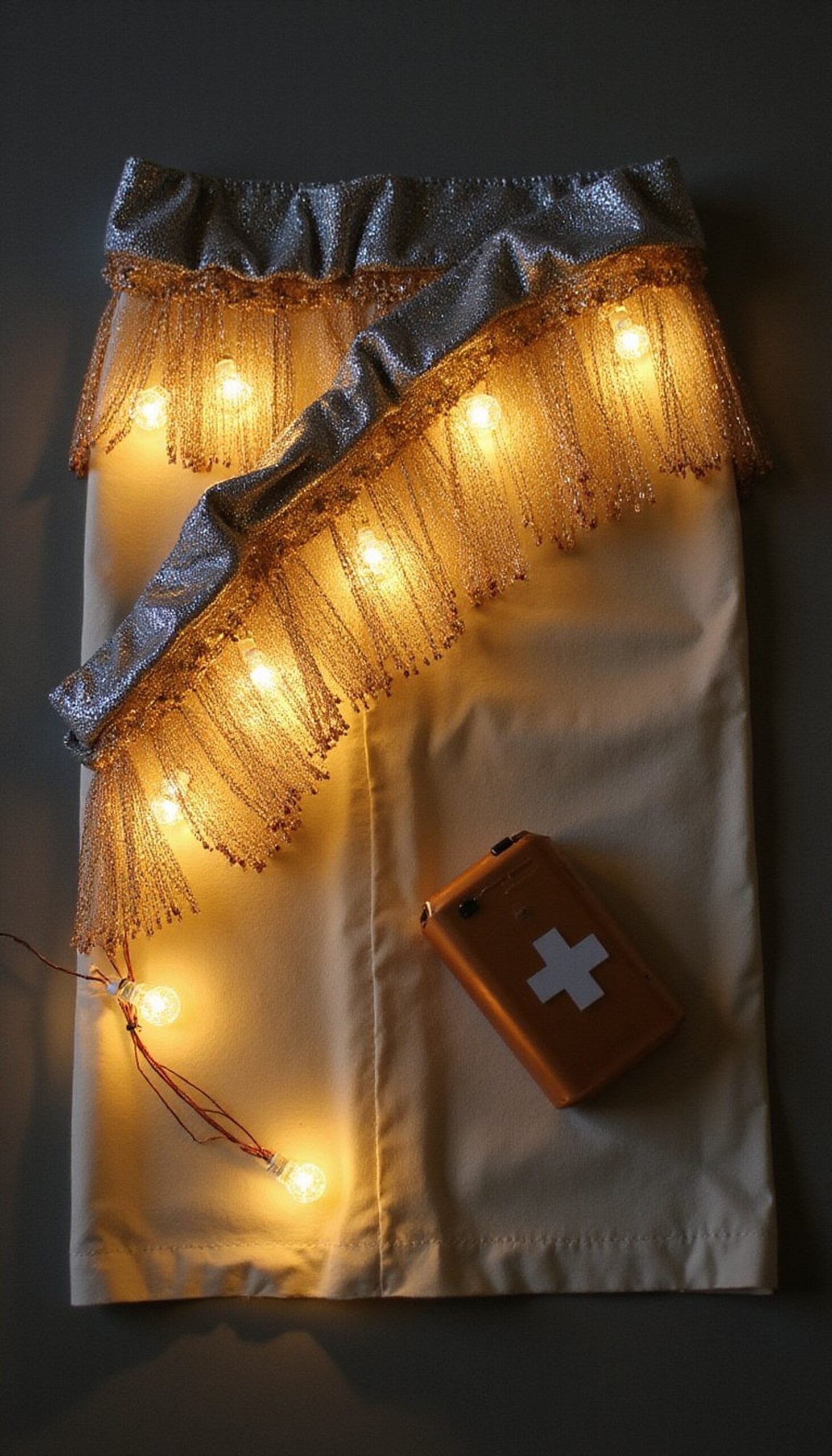 LED Fairy-Light Fringe for Night Parade Wear