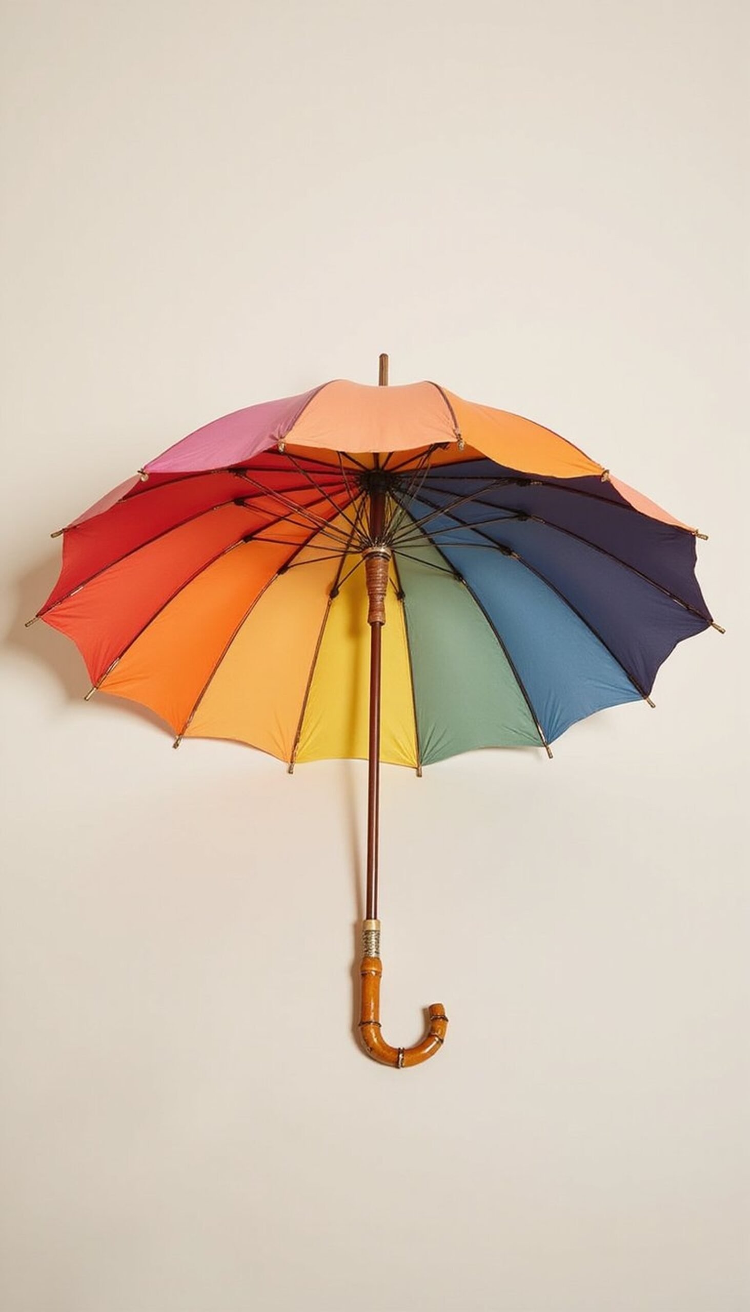 Ombre Painted Parasol for Sunny Parade Days