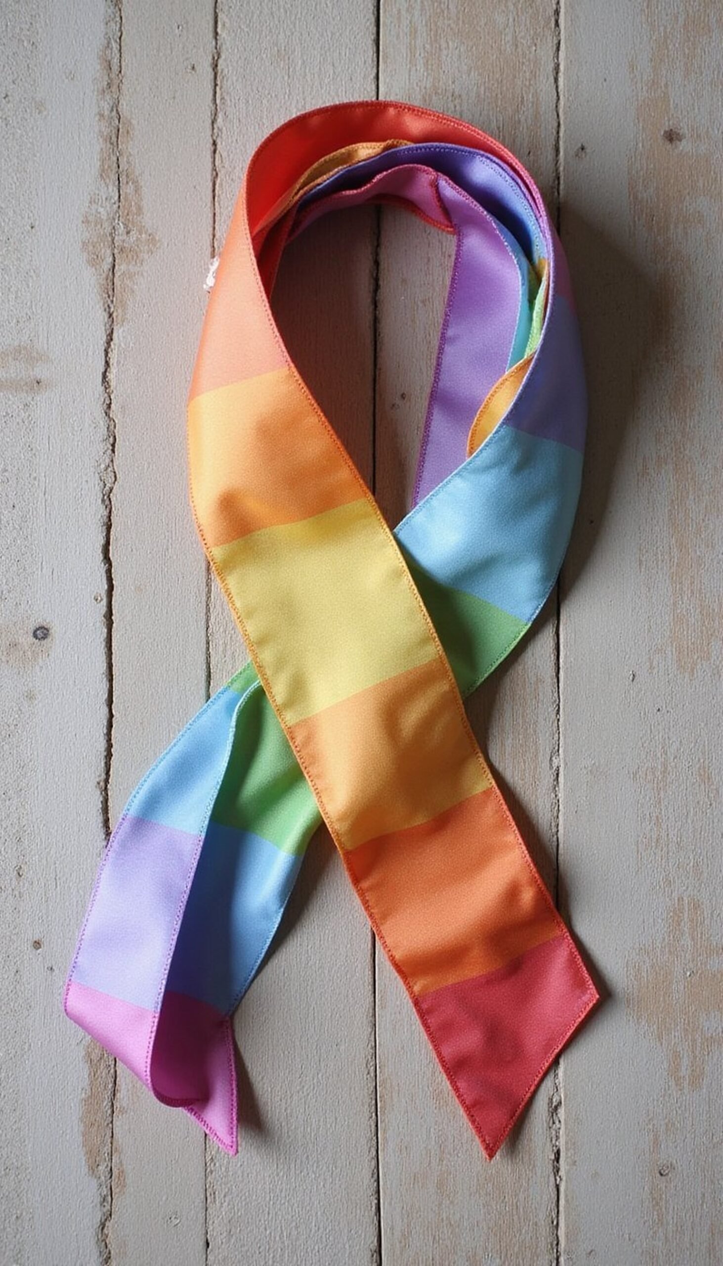 Ribbon Sash with Mixed Texture Ribbons