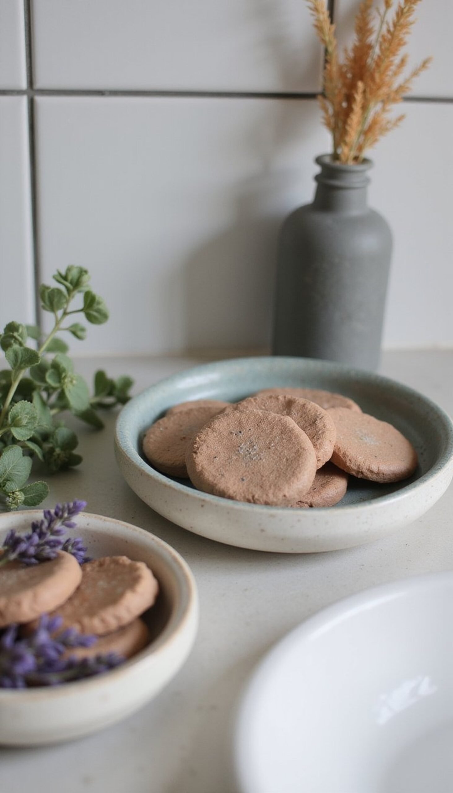 Clay air-purifying potpourri for bathrooms and small spaces