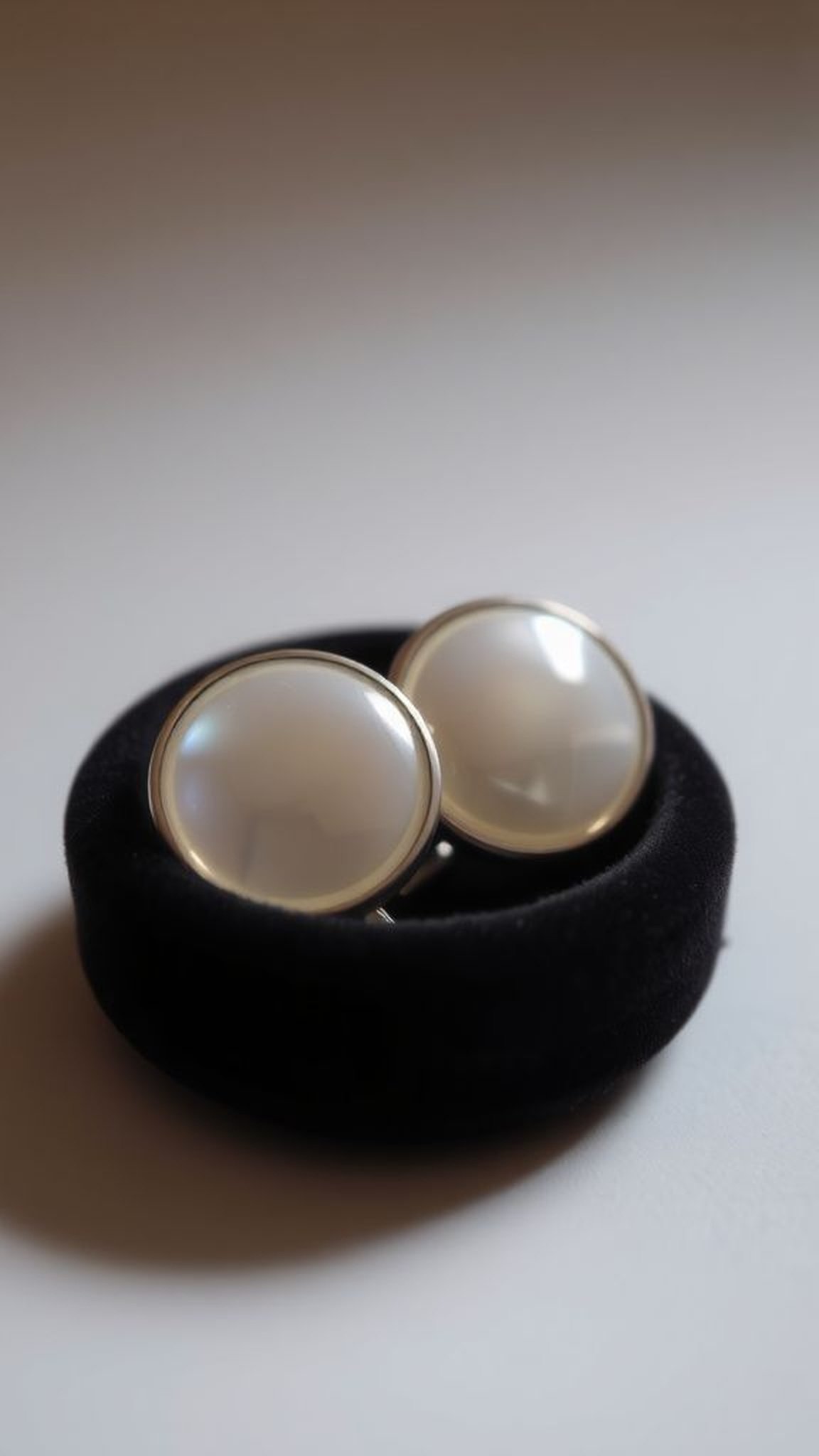 Vintage button cufflinks from old shirts