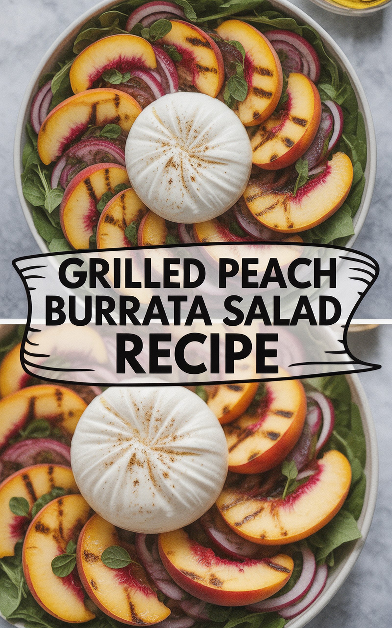 Grilled Peach Burrata Salad Recipe recipe idea in stylish layout