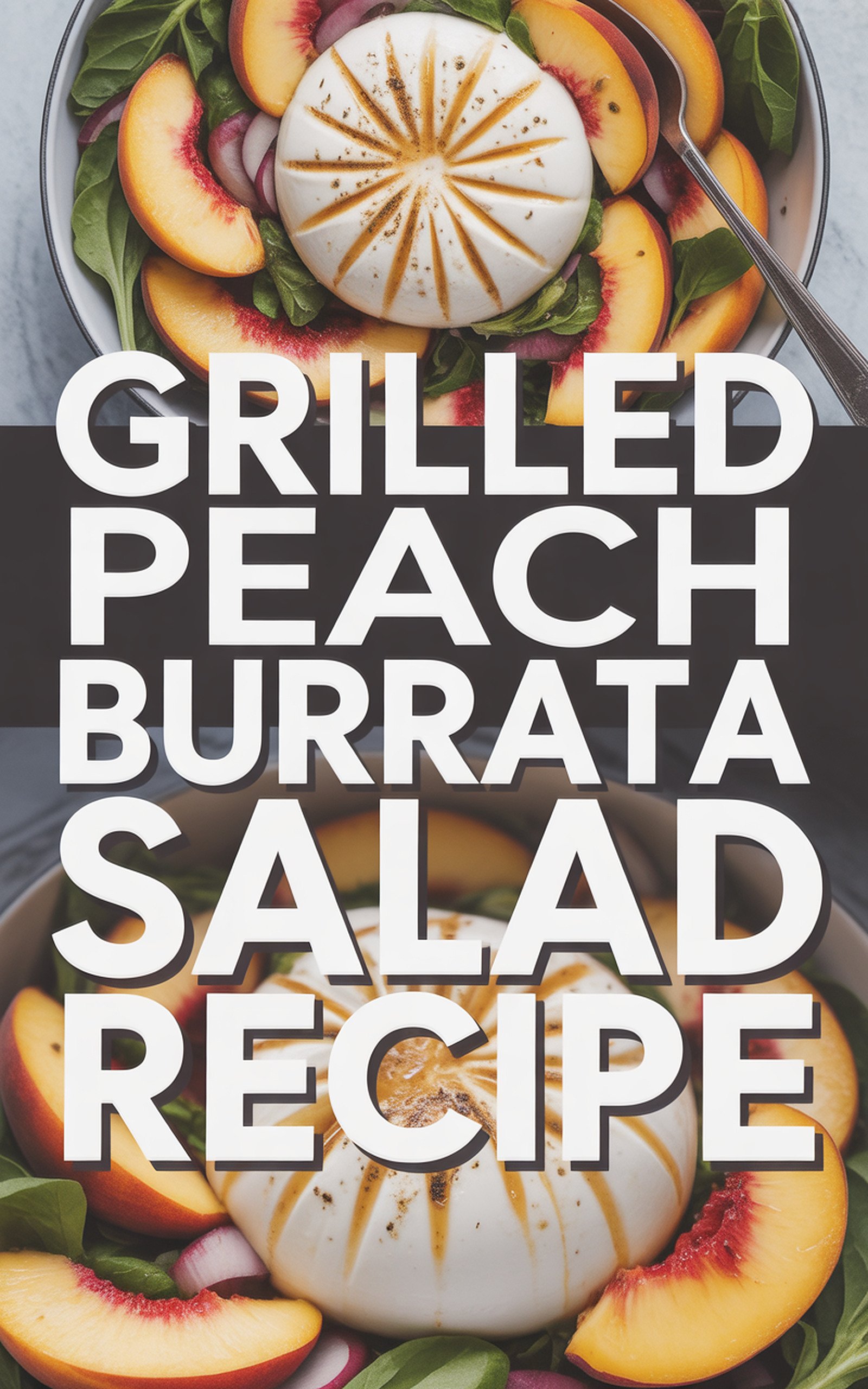 Grilled Peach Burrata Salad Recipe recipe idea in stylish layout