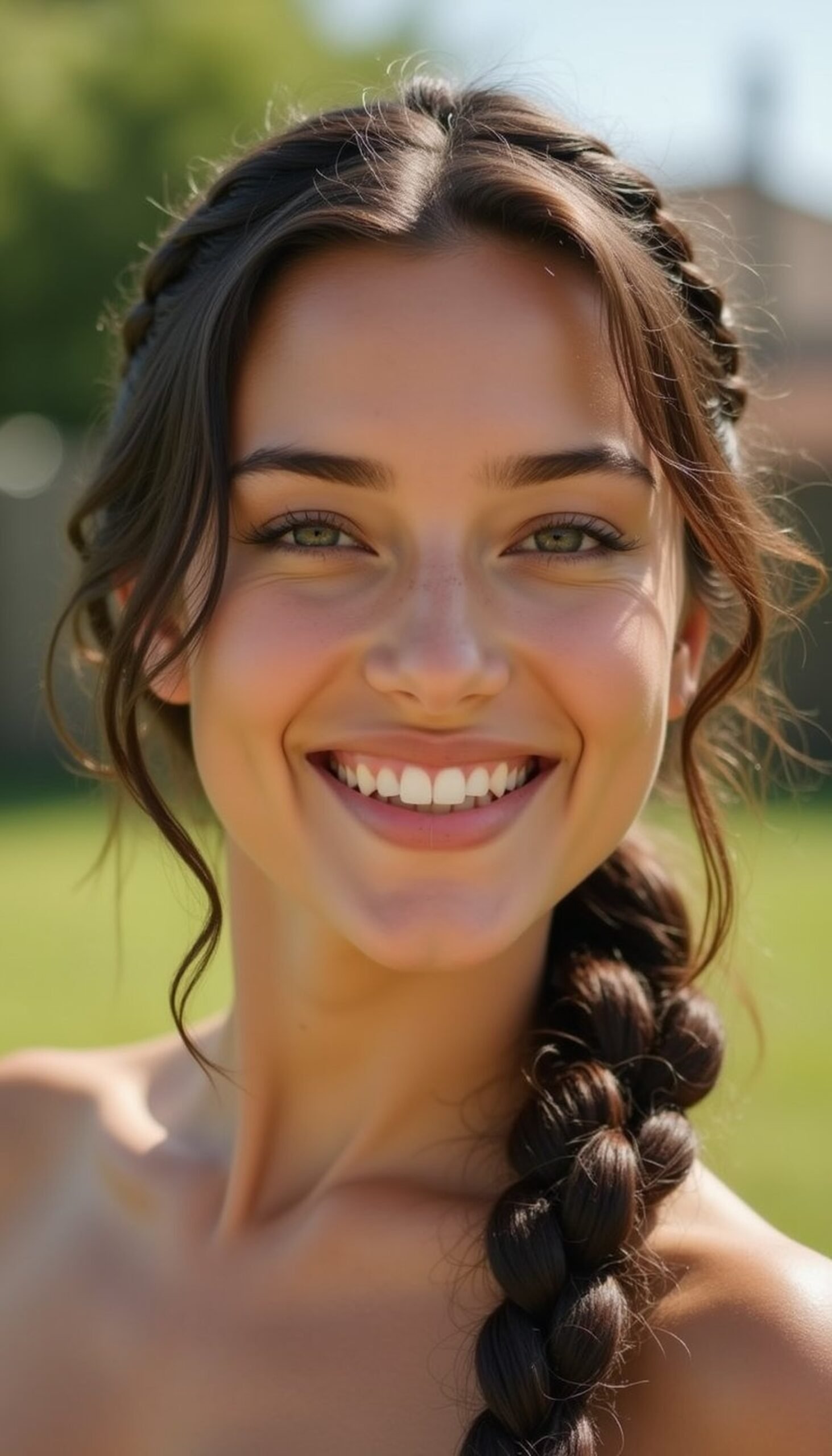 Braided Crown For A Sweet Brunch Look