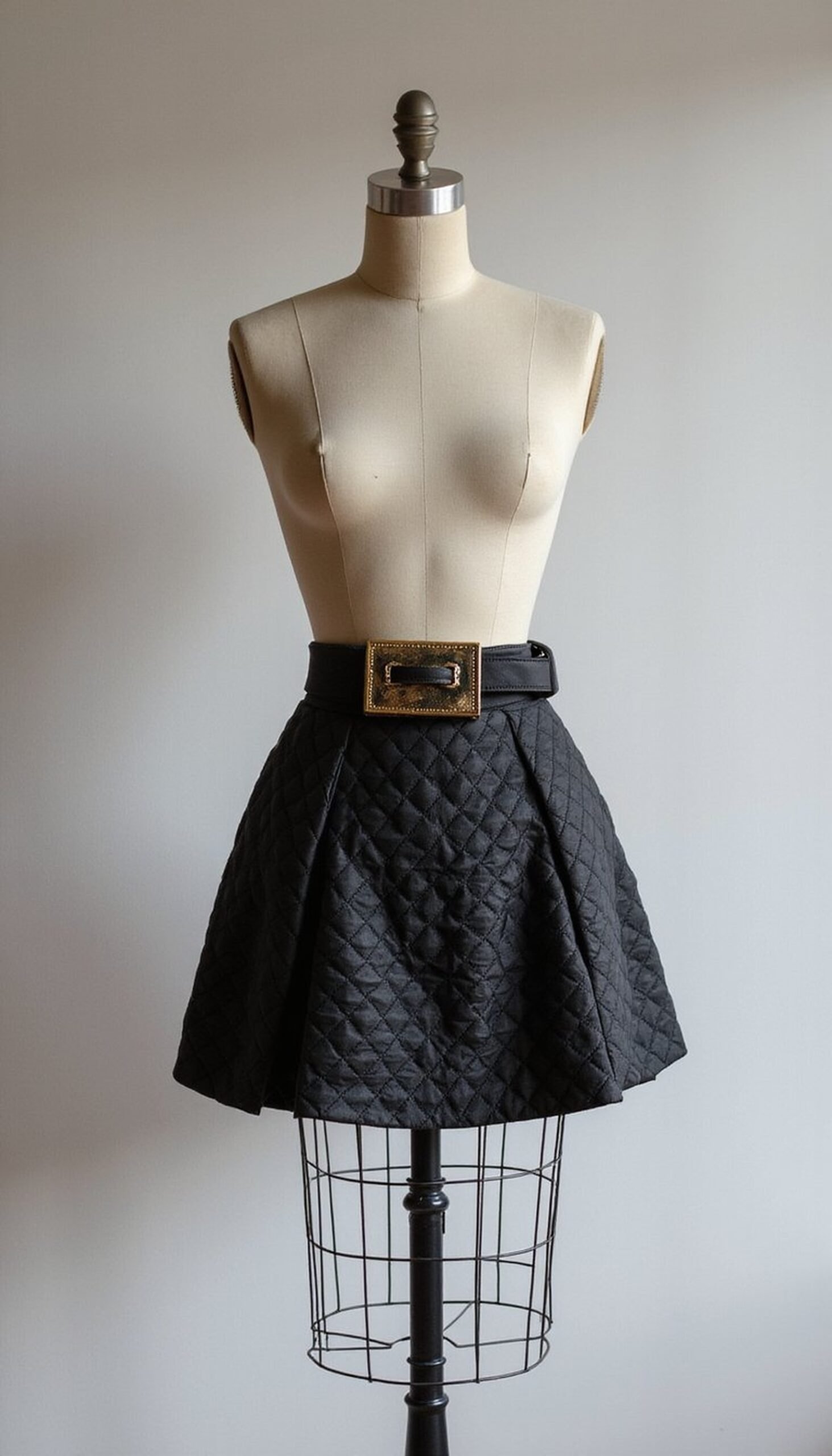 Clutch Bag turned into Mini Skirt, playful outfit