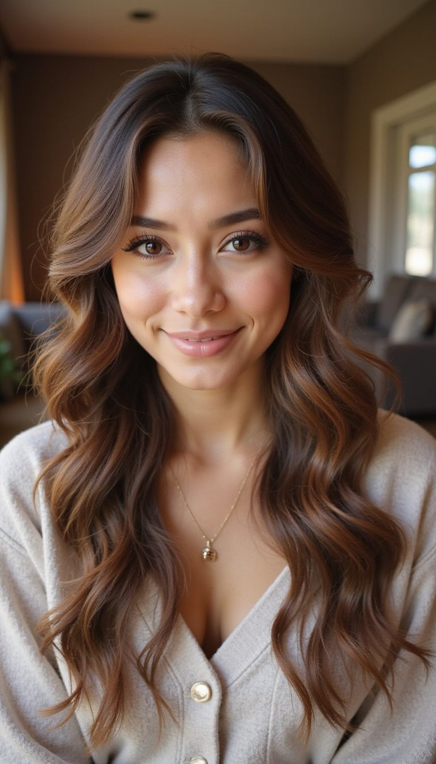 Vintage Side-Swept Curls With Deep Part