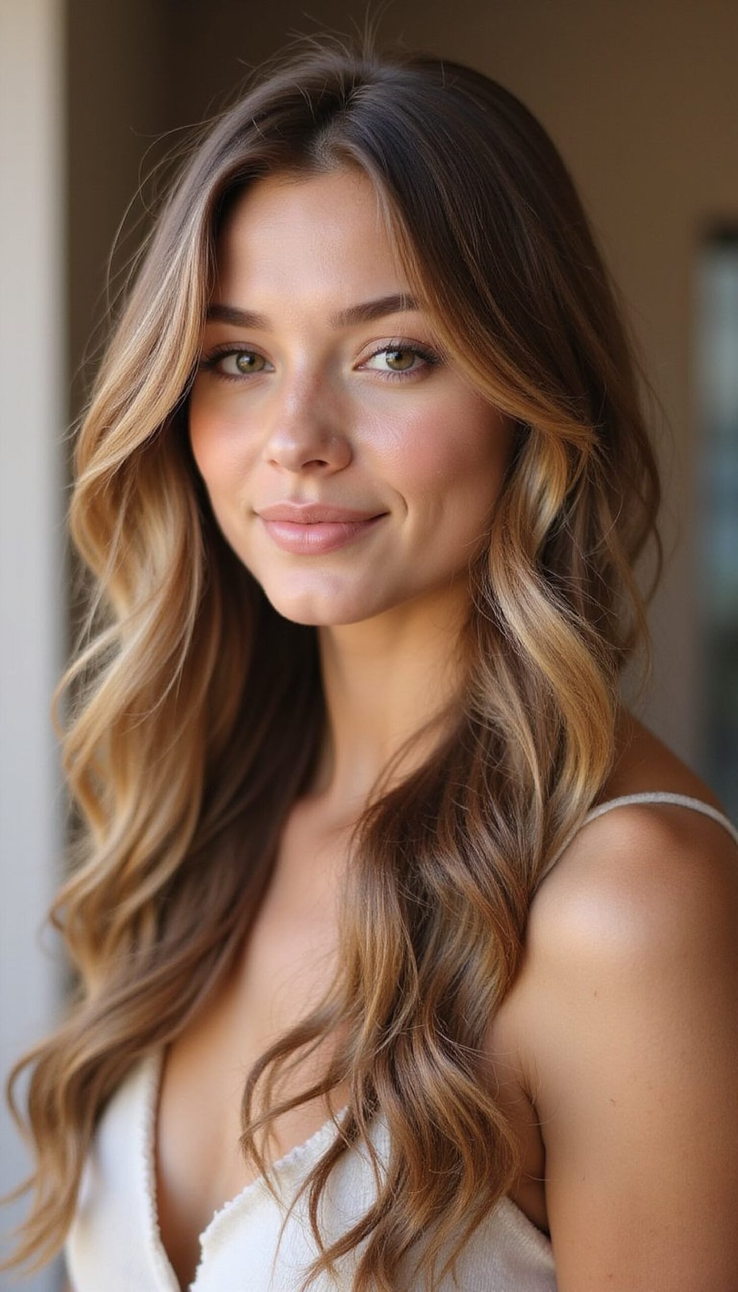 Beachy Waves Created With A Flat Iron