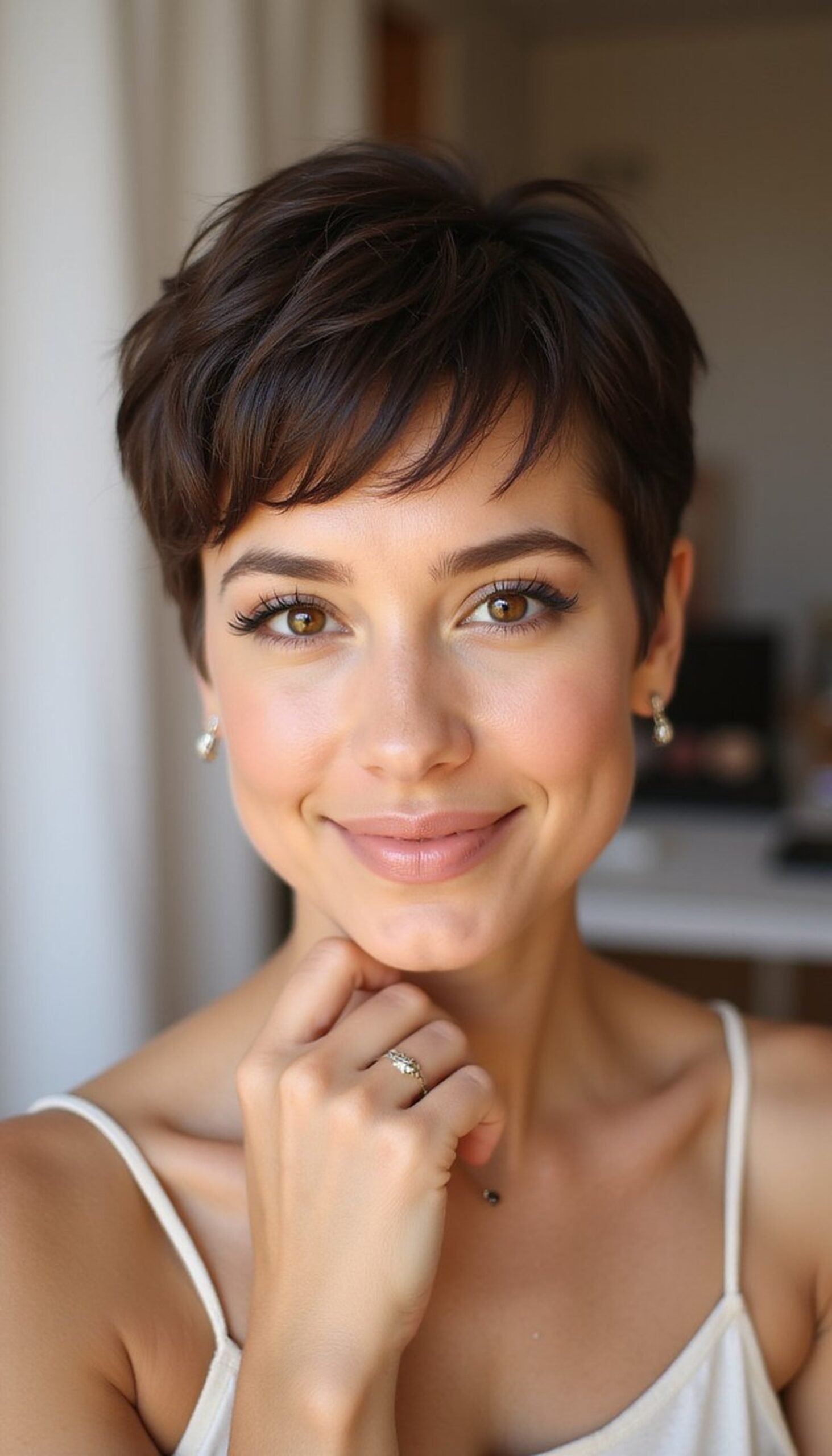 Textured Pixie Touch-Up For Instant Shape