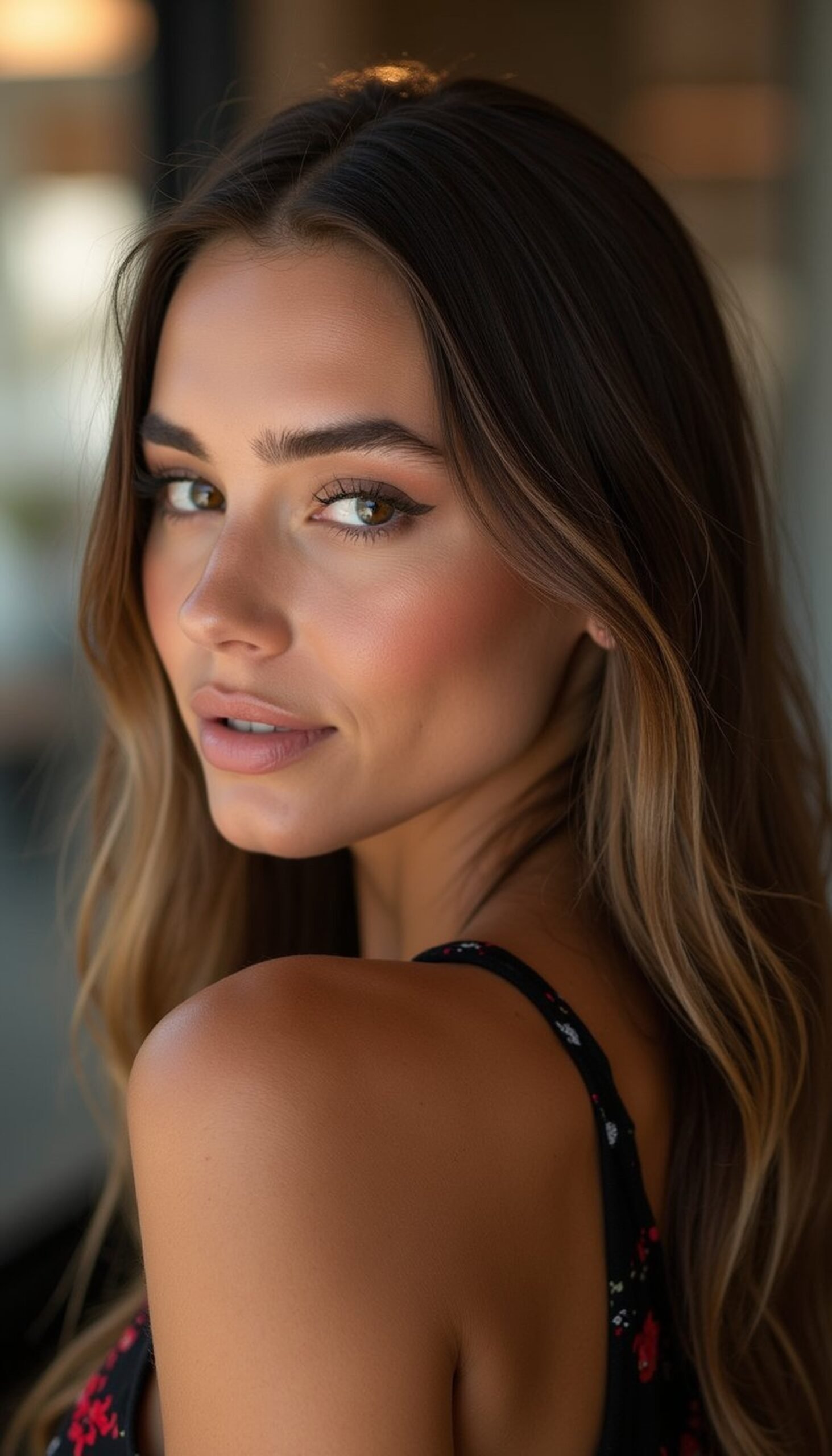 Wet-Look Sleek Back For Bold Evening Plans