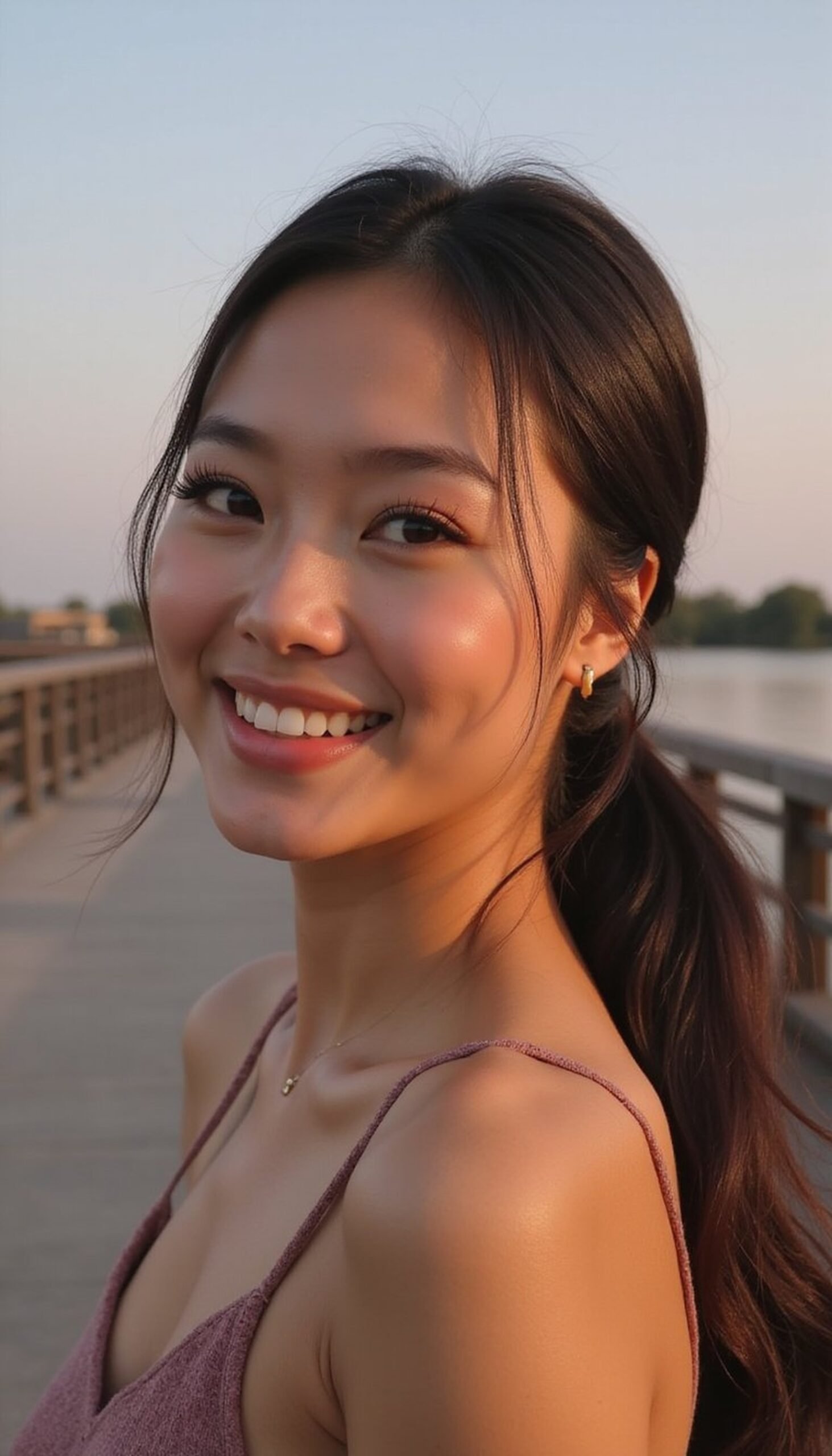 Sleek Low Ponytail With Wrapped Section