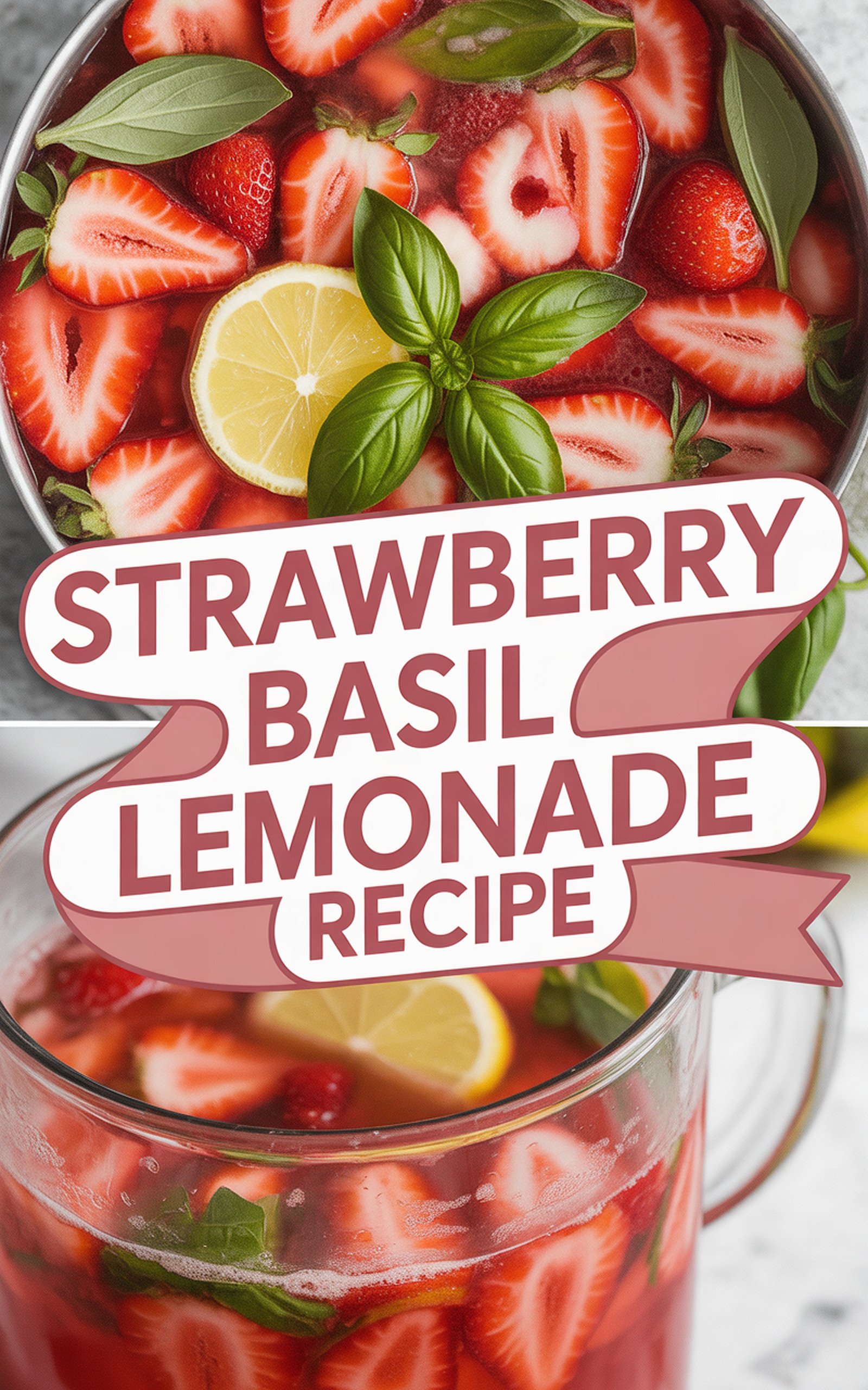 Strawberry Basil Lemonade Recipe recipe idea in stylish layout