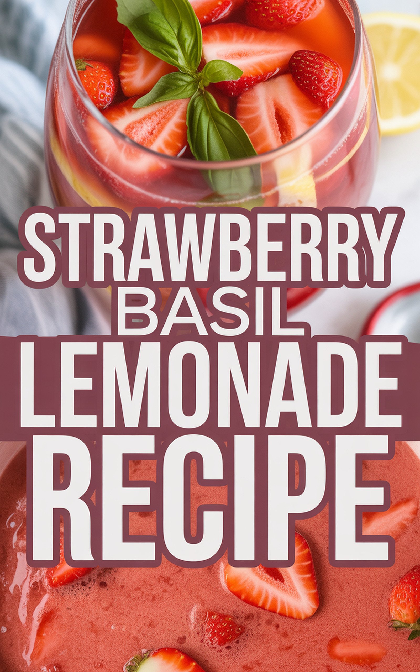 Strawberry Basil Lemonade Recipe recipe idea in stylish layout